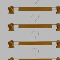 چوب رخت لباس و شلوار کلا 86 عدد|بندرخت و رخت‌آویز|سجاس رود, |دیوار