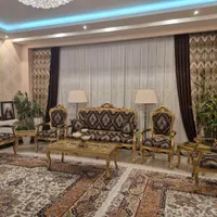 مبل استیل ۹ نفره همراه میز نهارخوری