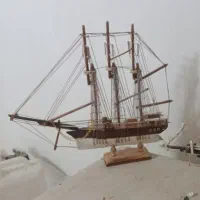 کشتی ماکت چوبی|مجسمه، تندیس، ماکت|گلستان (تهران), |دیوار