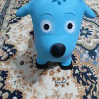 اسبابازی سگ  پلاستیکی