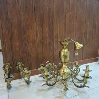 لوستر برنجی اصل - قدیمی