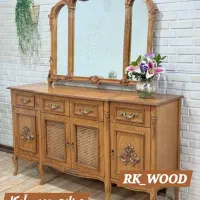 میز آرایش سرویس چوب تخت جهیزیه کنسول میز تلویزیون|بوفه، ویترین، کنسول|مشهد, فریزی|دیوار