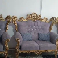 مبل سلطنتی ۷ نفره|مبلمان خانگی و میز عسلی|اسدآباد, |دیوار