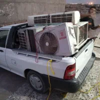 فروش و خرید کولر سوخته سالم دوتیکه پنجره‌ای