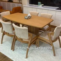 آدلیس میز ناهار خوری لورِنتا ظرافتی از چوب و نور