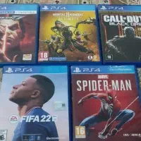 تعدادی دیسک PS4|کنسول، بازی ویدئویی و آنلاین|رشت, منظریه|دیوار
