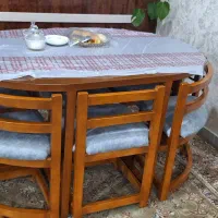 نهار خوری شش نفره|میز و صندلی غذاخوری|قروه, |دیوار