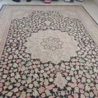 فرش۹متری شاهکار شفق تبریز تمام ابریشم طرح رز