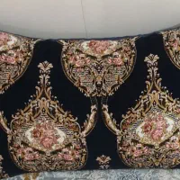 پوش کناره و بالشت رنگ سرمه ای