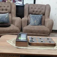 مبل 8 نفره به همراه می وسط و عسلی درحد نو|مبلمان خانگی و میز عسلی|آبادان, |دیوار