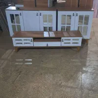 ست آینه کنسول میز تی وی جاکفشی مدل پنجره‌ای|بوفه، ویترین، کنسول|تهران, شهید رجایی|دیوار