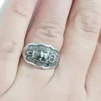 انگشتر نقره قدیمی