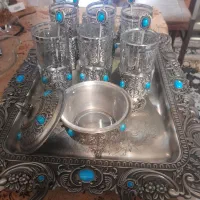 سرویس ۱۴ پارچه پیوتر نگین دار