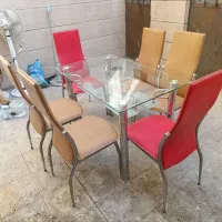 میز صندلی ناهار خوری ۶ نفره|میز و صندلی غذاخوری|مشهد, گلشور|دیوار