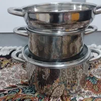 ظروف آشپزخانه.سرویس قابلمه استیل|ظروف سرو و پذیرایی|اصفهان, بابوکان|دیوار