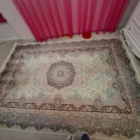 یک جفت فرش ماشینی ابریشم گونه فرهی