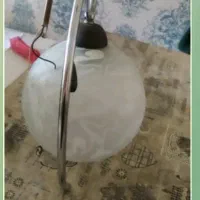 لوستر تک شاخه با چراغ
