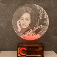 تندیس‌ نوری سفارشی کادو تولد|چراغ خواب و آباژور|شیراز, ارم|دیوار