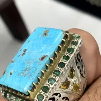 انگشتر فیروزه نیشابوری غول پیکر فوق کلکسیونی|جواهرات|مشهد, سناباد|دیوار