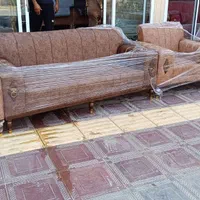 مبل راحتی جمیل فلز و چوب|مبلمان خانگی و میز عسلی|تویسرکان, |دیوار