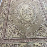 فرش ۱۲ متری گردویی روشن و کرم و شیری رنگ سالم