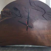 ساعت چوبی.با قطر ۳نت چوپ خوب
