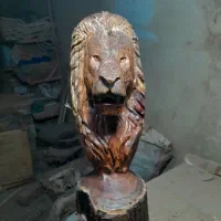 دکوری سردیس شیر چوبی