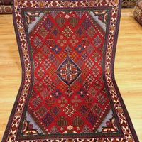 قالیچه دستباف کرک میمه زمینه لاکی|فرش|تهران, اکباتان|دیوار