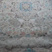 فرش ماشینی ابریشم گونه شاهکار مسهد