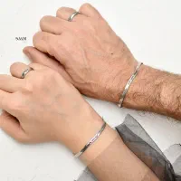 دستبند ماری زنانه و مردانه ست با (حک دلخواه)