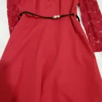 لباس مجلسی عروسکی کرپ کش