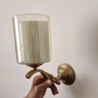 دیوارکوب طلایی|لوستر و چراغ آویز|گلبهار, شهر جدید گلبهار|دیوار