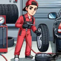 لاستیک شاگرد اپاراتی لاستیک فروشی فنی