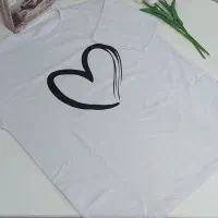 تیشرت لانگ قلبی|لباس|خرم‌آباد, |دیوار