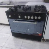 گاز صفحه شیشه پنج شعله طرح فر
