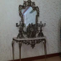 آینه شمدان و ساعت برنزی