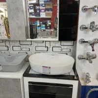 روشویی کابینتی مشکی باست آینه درانواع چشنواره فروش