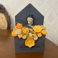 گیفت دندونی و تولد و انار و باکس گل شمع