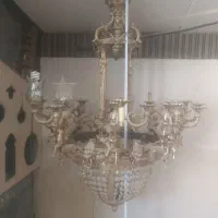 لوستر برنز  عتیقه و آنتیک دست ساز ایتالیایی ۲۴شاخه