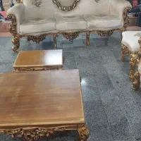 فروش مبل سلطنتی تمیز به همراه میز|مبلمان خانگی و میز عسلی|شیراز, لاله|دیوار