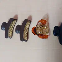 ۴ عدد کلیپس مو کاملا نو