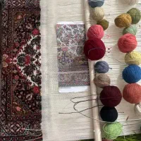 فرش دست بافت نیمه کاره