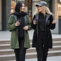 لباس گرم مانتو زنانه دخترانه|لباس|شیروان (خراسان), |دیوار