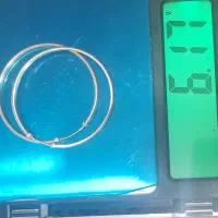 یک جفت گوشواره حلقه ای