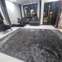 فروش فرش مدرن مشکی طوسی 700 شانه
