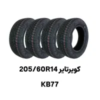 ۴ حلقه لاستیک 205/60R14 کویرتایر KB77 تاریخ روز