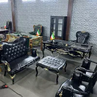 صندلی اداری میز کلاسیک مبلمان مدیریت مشکی طلایی|مبلمان اداری|تهران, شهرک ولیعصر جنوبی|دیوار