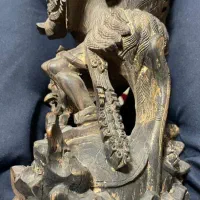 مجسمه آنتیک چوب ابنوس|کلکسیون اشیاء عتیقه|ری, ولی آباد|دیوار