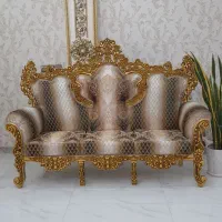 مبل سلطنتی(استیل) و ویترین|مبلمان خانگی و میز عسلی|لنجان, |دیوار