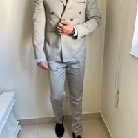 کت و شلوار کرم دبل|لباس|تبریز, |دیوار